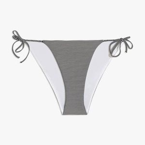 Onia Avery Ribbed Rib Striped Bikini Bottom